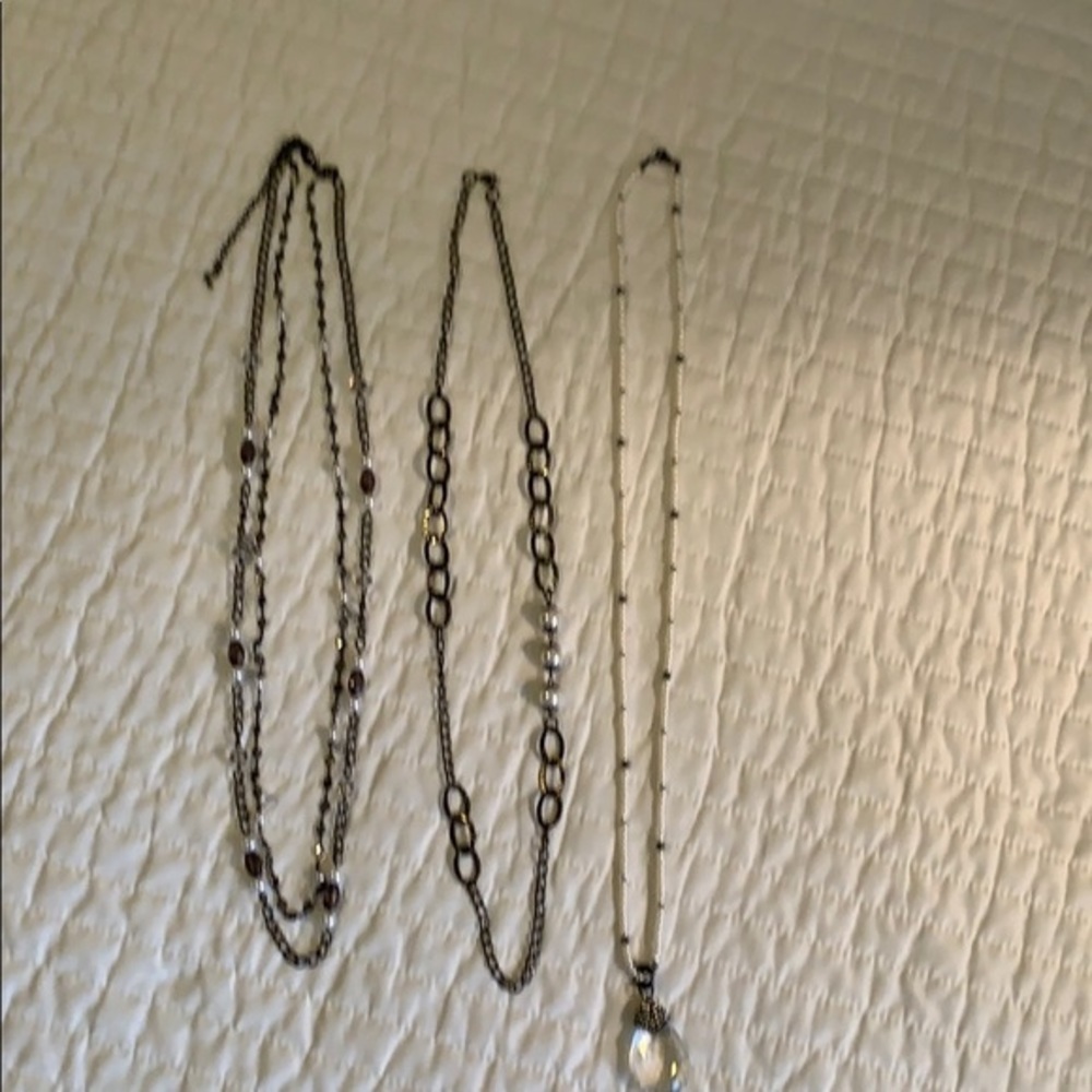 Multi strand interchangeable long necklace